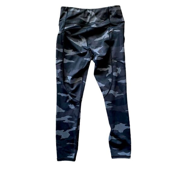 ATHLETA Black Camo Leggings Size Small - Picture 2 of 6